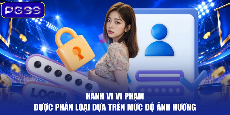 Hành vi vi phạm được phân loại dựa trên mức độ ảnh hưởng 